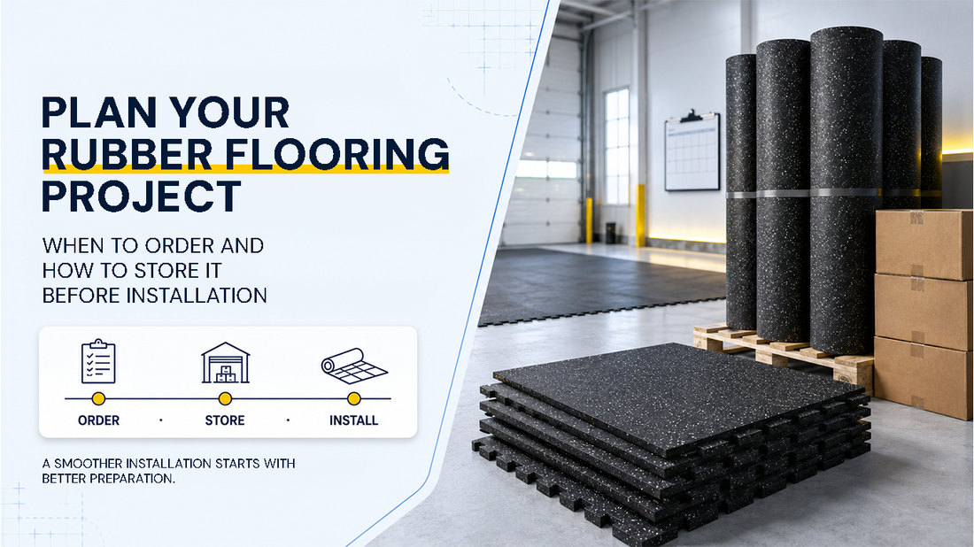 Planning Your Rubber Flooring Project: When to Order and How to Store It Before Installation