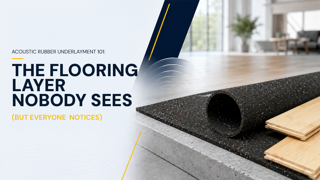 Acoustic Rubber Underlayment 101: The Flooring Layer Nobody Sees (But Everyone Notices)