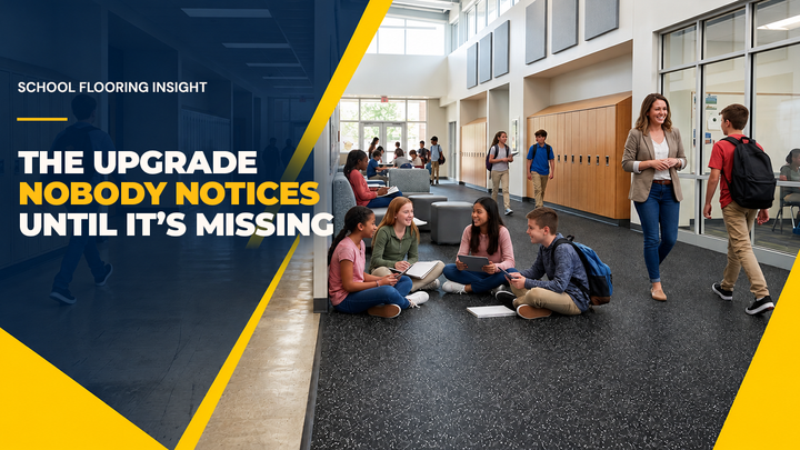 Rubber Flooring in Schools: The Upgrade Nobody Notices Until It's Missing