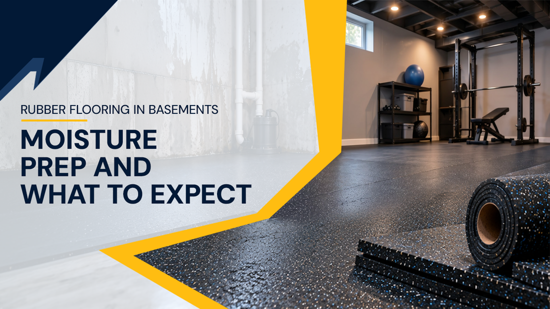 Rubber Flooring in Basements: Moisture, Prep, and What to Expect
