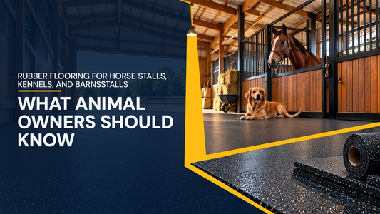 Rubber Flooring for Horse Stalls, Kennels, and Barns: What Animal Owners Should Know