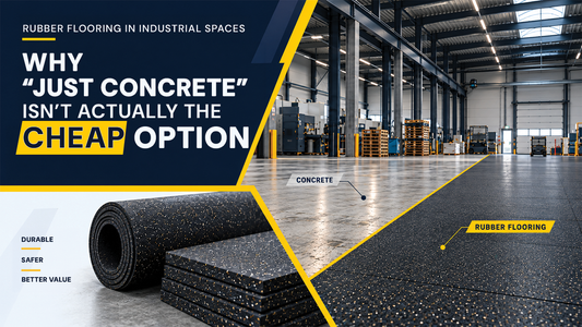 Rubber Flooring in Industrial Spaces: Why "Just Concrete" Isn't Actually the Cheap Option